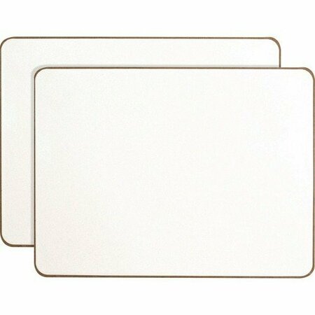 PACON Board, Dry-erase/Magnetic, 2-Sided, 9inx12in, White, 2PK PACP900725